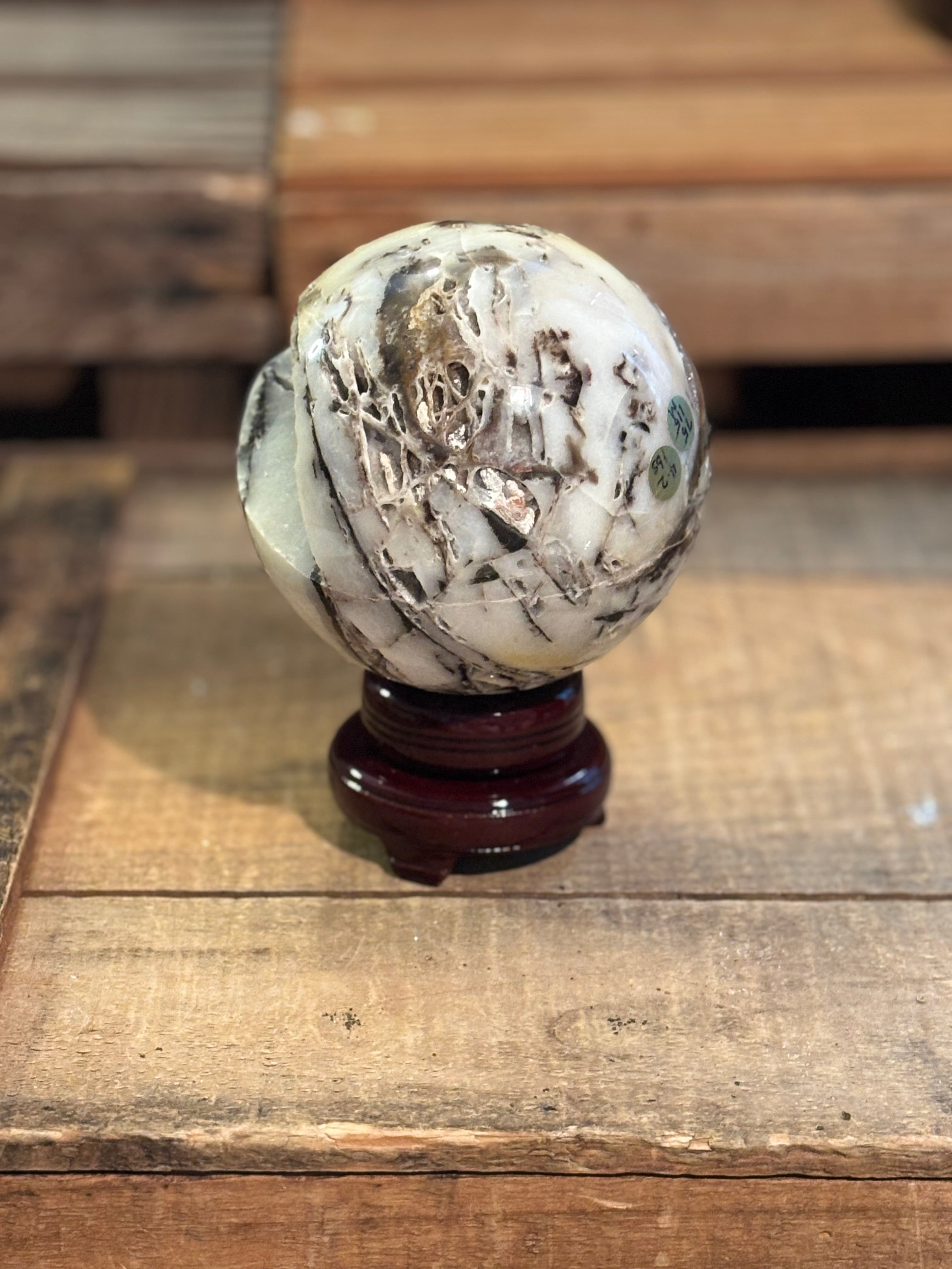Collector Druzy Agate Sphere – 2.2 lbs