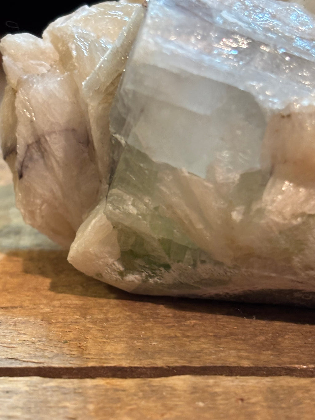 Celestial Blue Apophyllite & Peach Stilbite Cluster – 2.7 lb Natural Mineral Specimen