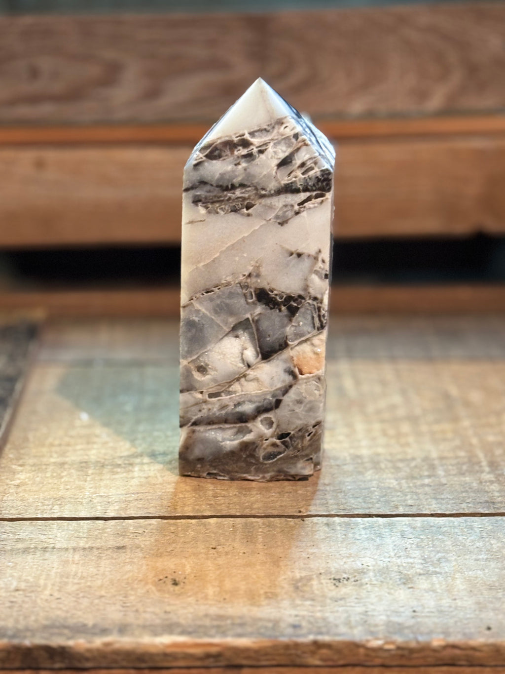 Collector Druzy Agate Tower – 7”
