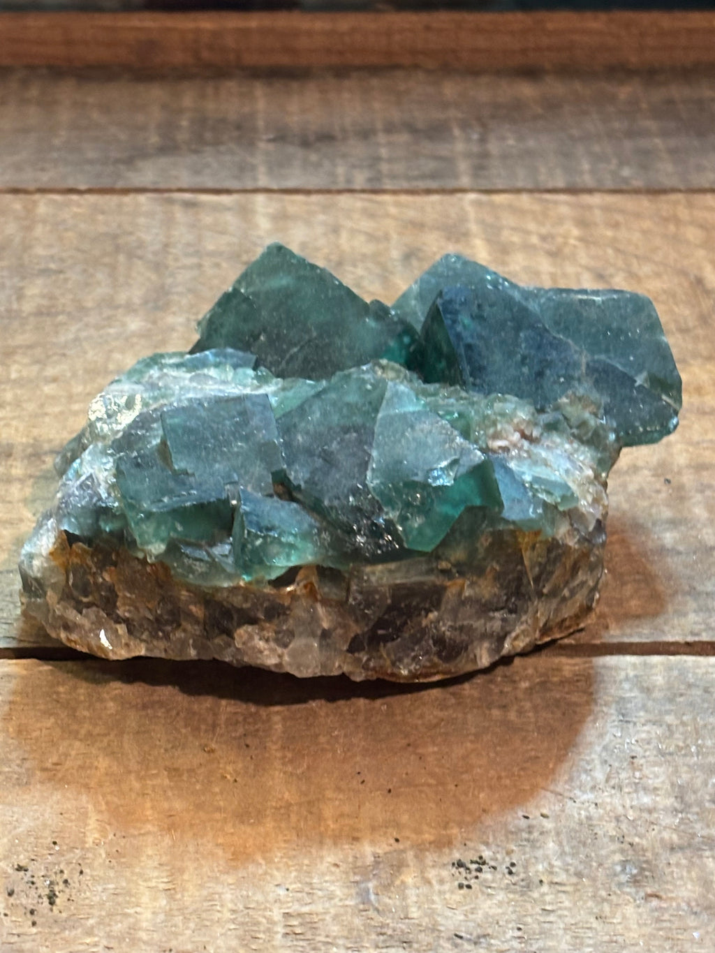 Green Fluorite Crystal Cluster – Cubic Fluorite Mineral Specimen – 1.13 lb Raw Collector Piece