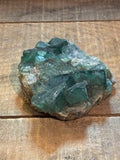 Green Fluorite Crystal Cluster – Cubic Fluorite Mineral Specimen – 1.13 lb Raw Collector Piece