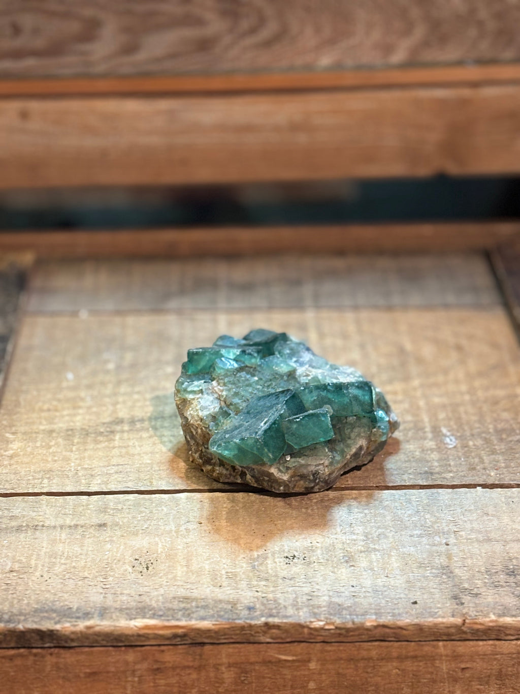 Green Fluorite Crystal Cluster – Cubic Fluorite Mineral Specimen – 1.13 lb Raw Collector Piece