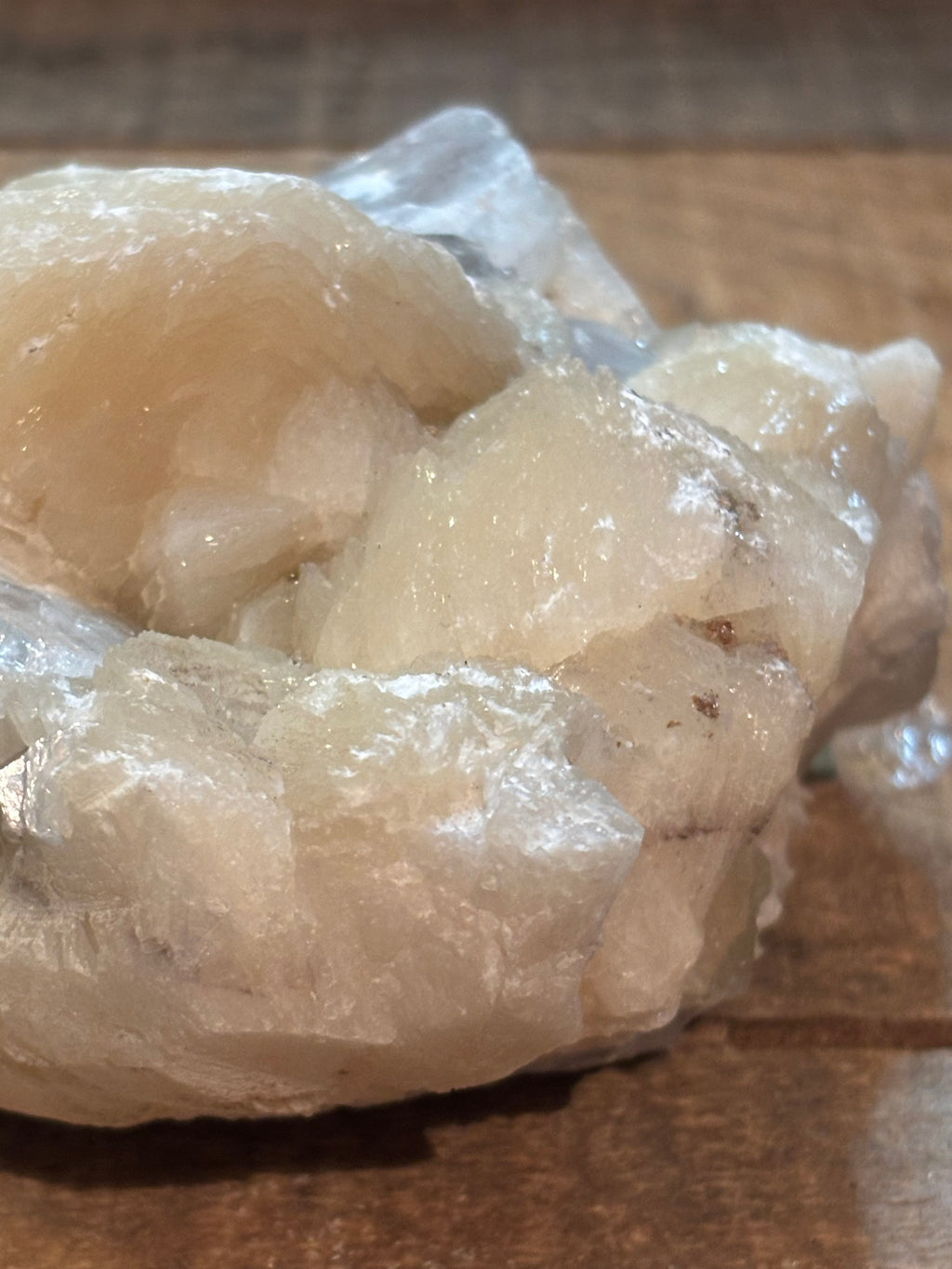 Celestial Blue Apophyllite & Peach Stilbite Cluster – 2.7 lb Natural Mineral Specimen