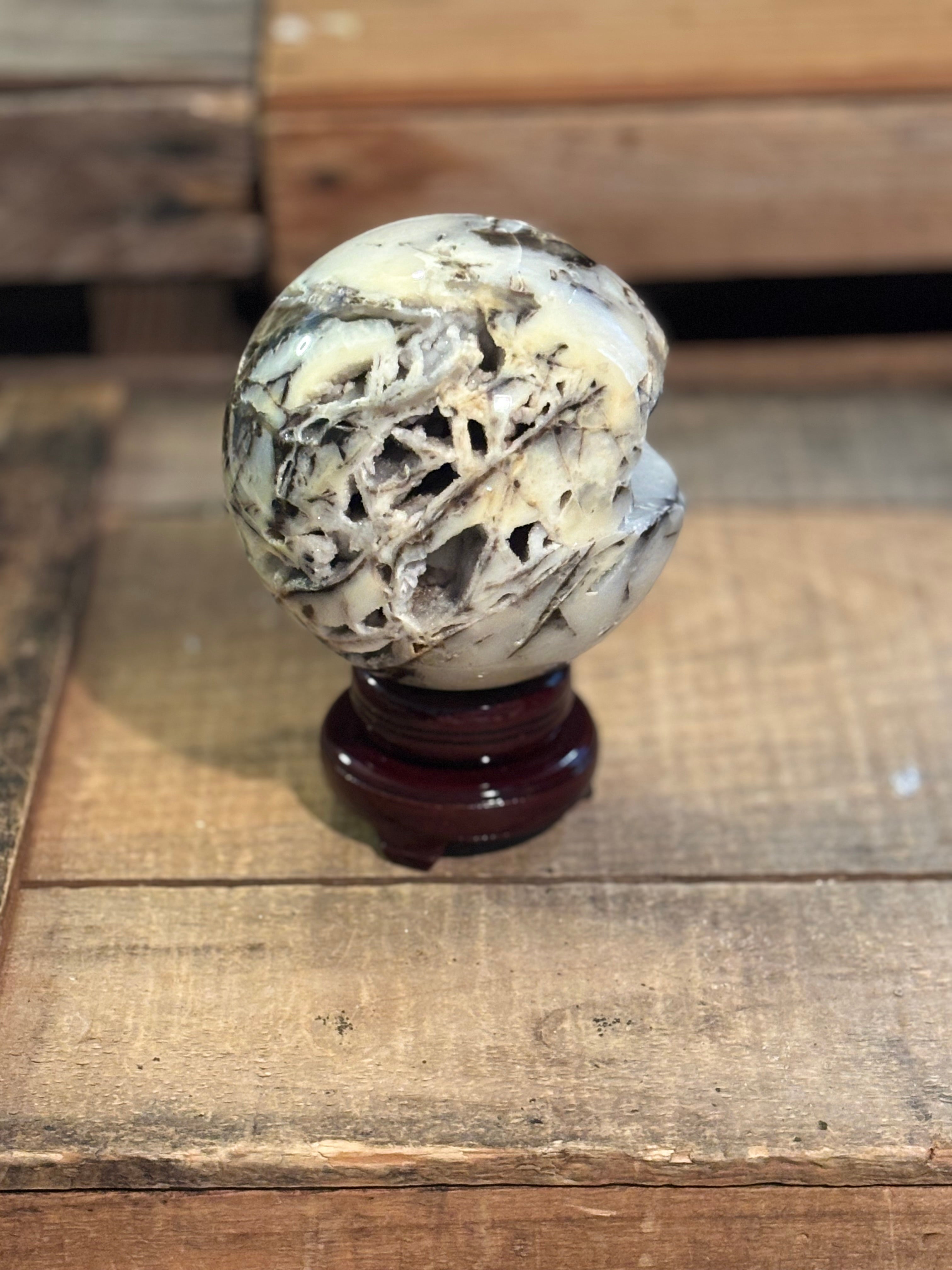 Collector Druzy Agate Sphere – 2.2 lbs