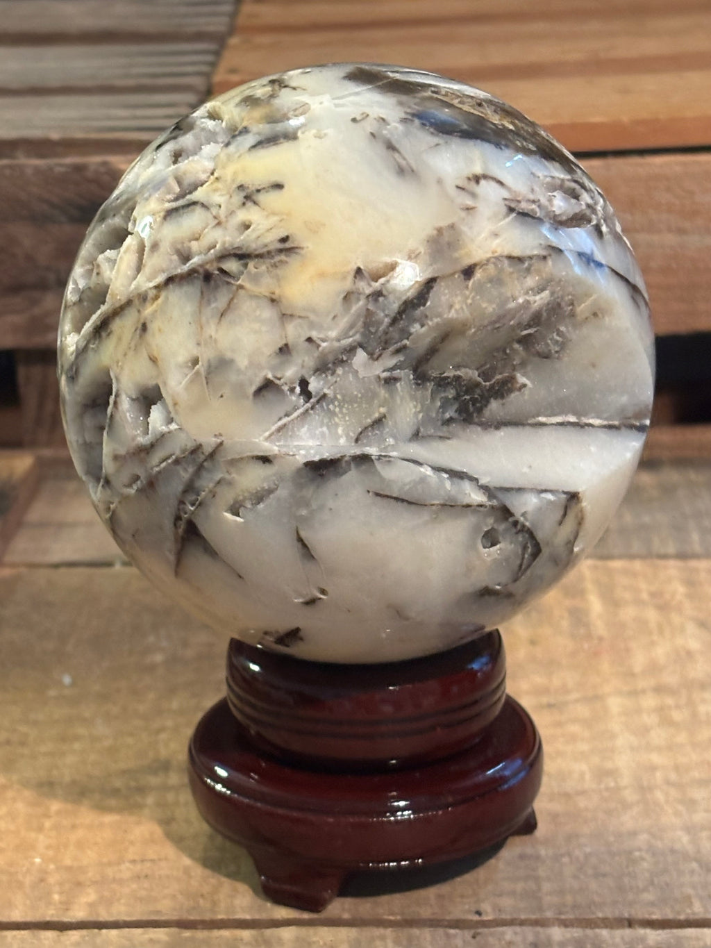 Collector Druzy Agate Sphere – 2.2 lbs