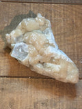 Celestial Blue Apophyllite & Peach Stilbite Cluster – 2.7 lb Natural Mineral Specimen